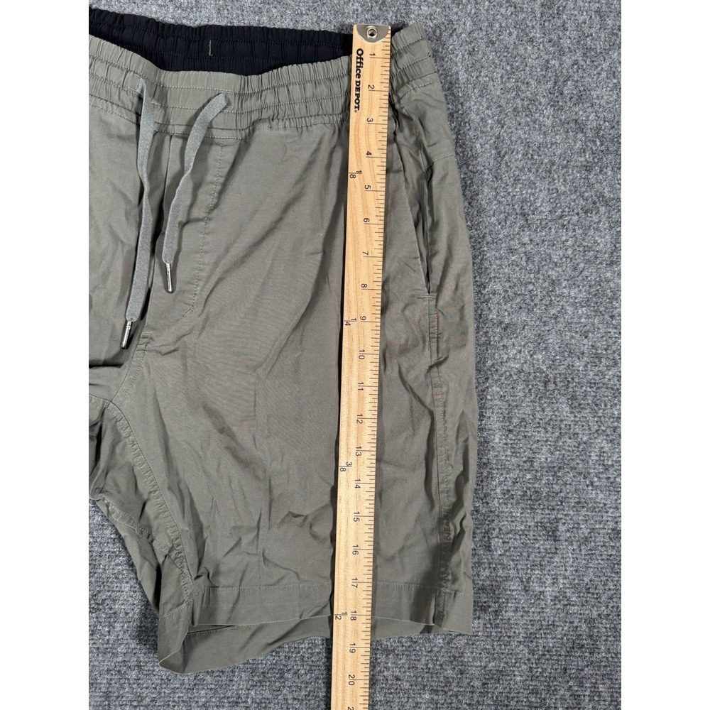 Lululemon Bowline Shorts Mens Medium Green Chino Drawstring Ripstop 8" - Picture 8 of 13